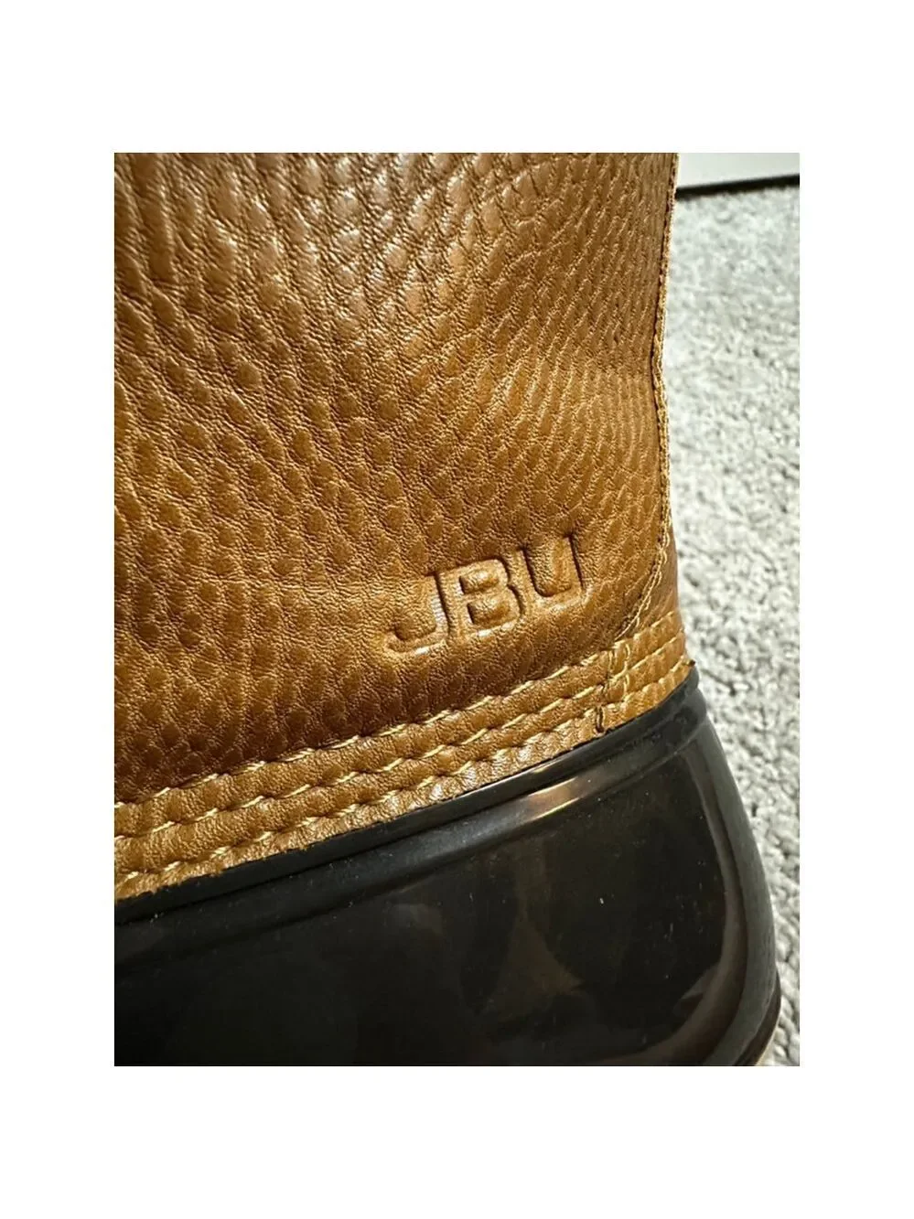 JBU Brown & Black Waterproof Winter & Rain Boots Size 6